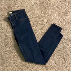 Gap dark denim skinny jeans